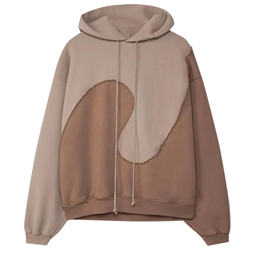ERL Swirl Wave Hoodie - Brown